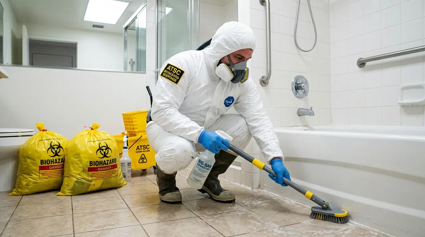 Decontamination equipment deployed for Blood Cleanup in Denison